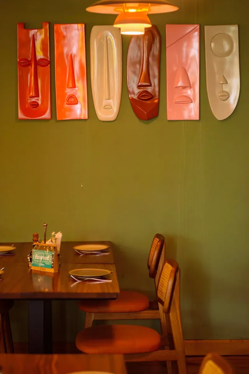 Tables in the dining room (sample photo)