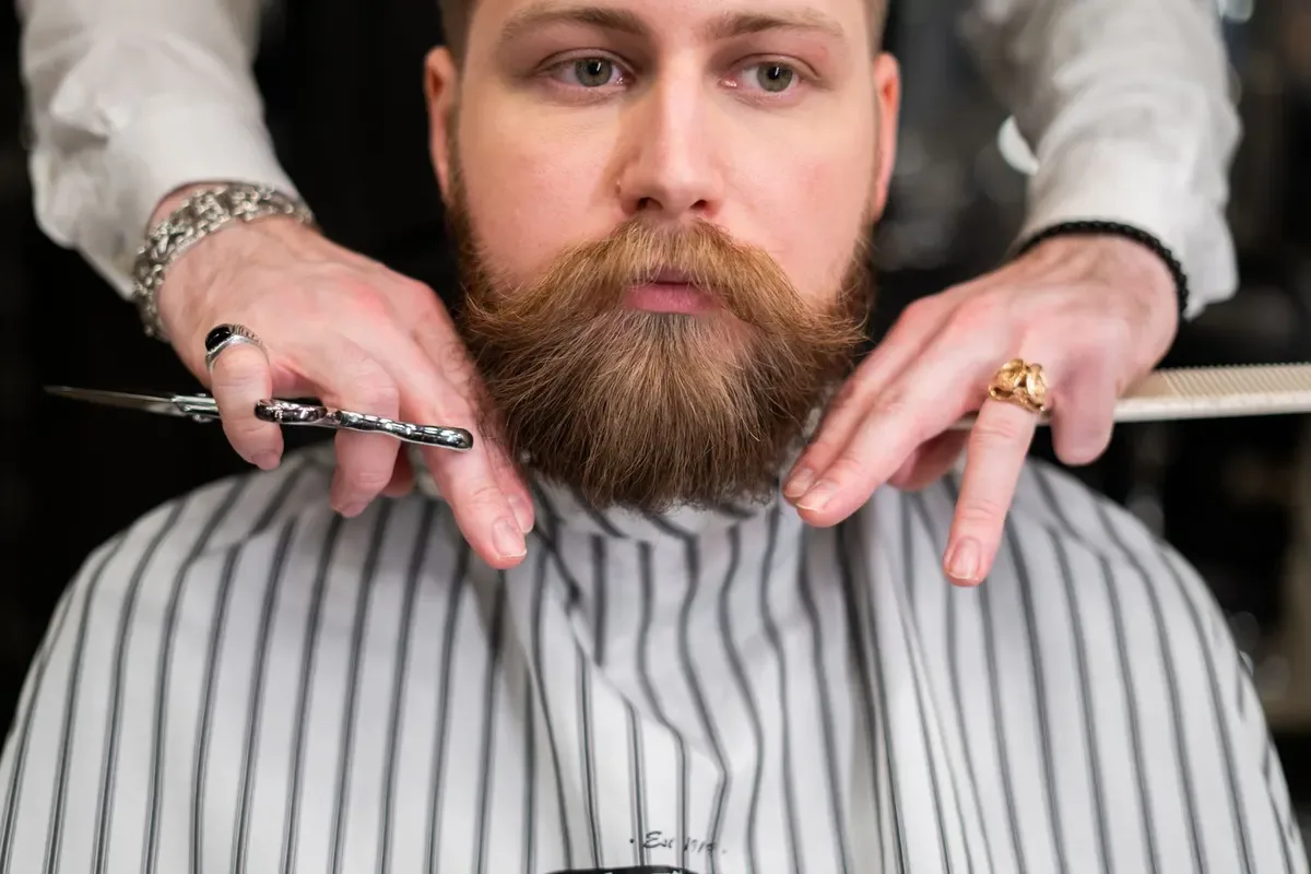 Men's haircut and beard trim, photo 1 of 4 (sample photo)