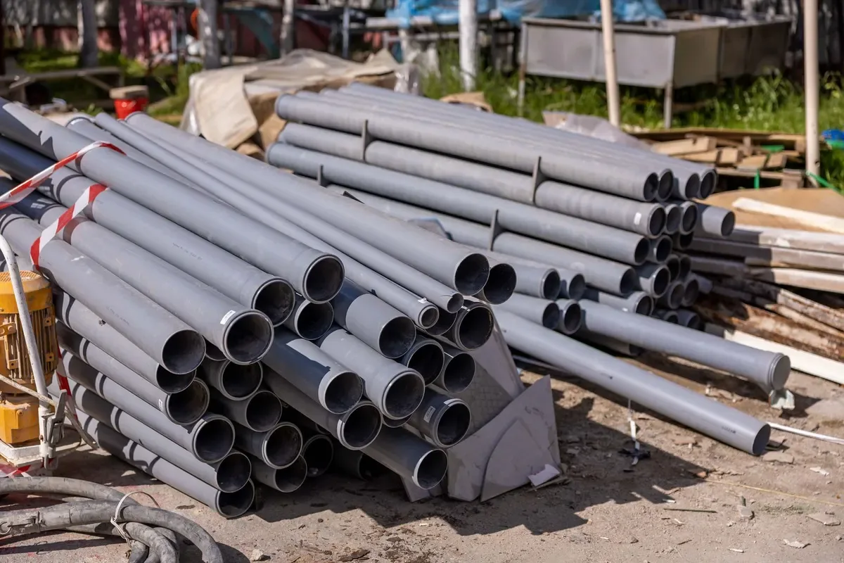 PVC pipe, 4 inch × 6 m, photo 1 of 3 (sample photo)